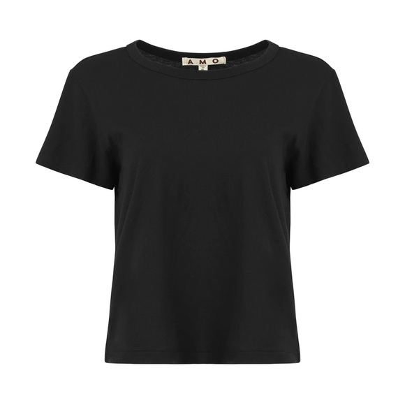 AMO Classic Black Women's T-Shirt LOVE TEE - Picture 2 of 3